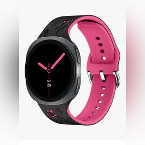 Black and Pink Watch band